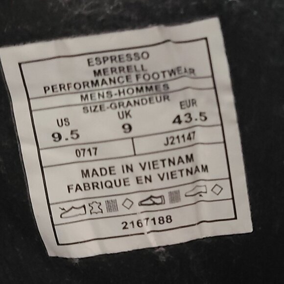 Merrell Moab Polar Espresso Waterproof Hiking/Snow Boots Men's Size 9.5 - Picture 6 of 8